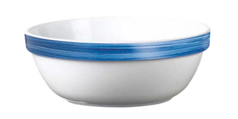 Bol Ø 17 cm, verre trempé. / Service de table Opal « Brush »