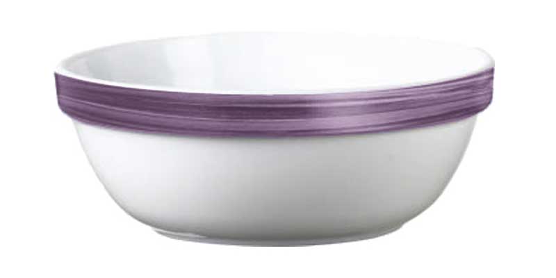 Bol Ø 17 cm, verre trempé. / Service de table Opal « Brush »