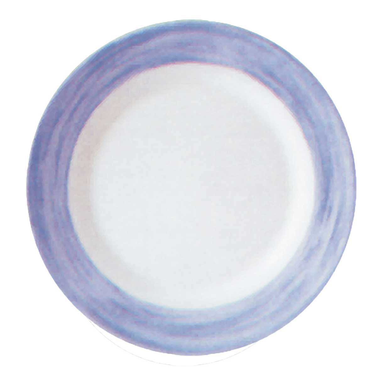 Teller flach, Ø 15,5cm, Hartglas-/ Opalgeschirr "Brush"