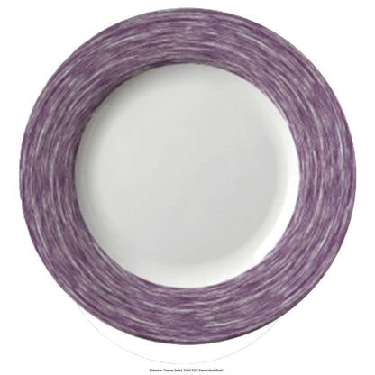 Teller flach groß, Ø 25,4 cm, Hartglas-/ Opalgeschirr "Brush"