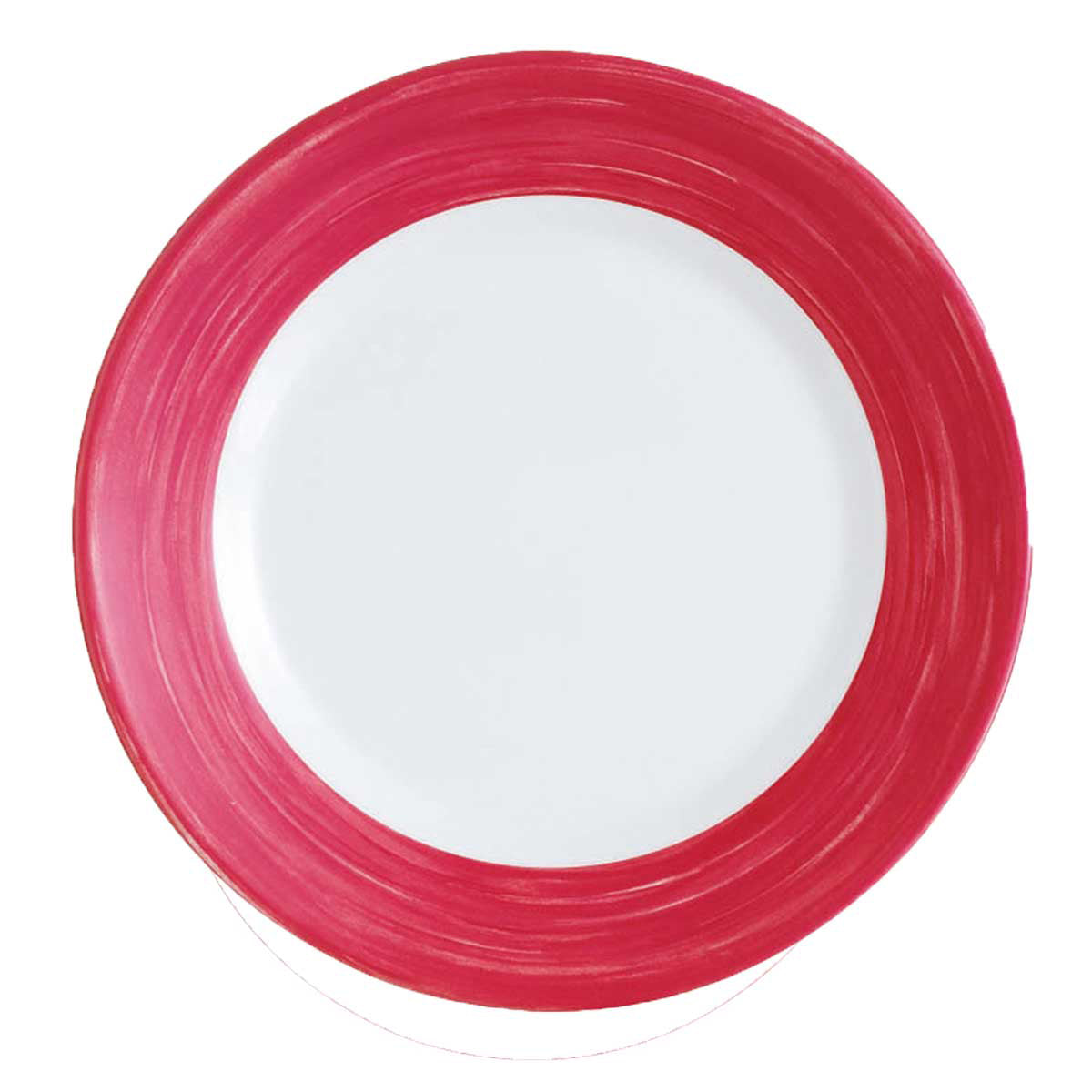 Teller flach, Ø 15,5cm, Hartglas-/ Opalgeschirr "Brush"