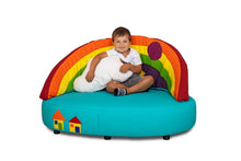 Rainbow children's sofa
