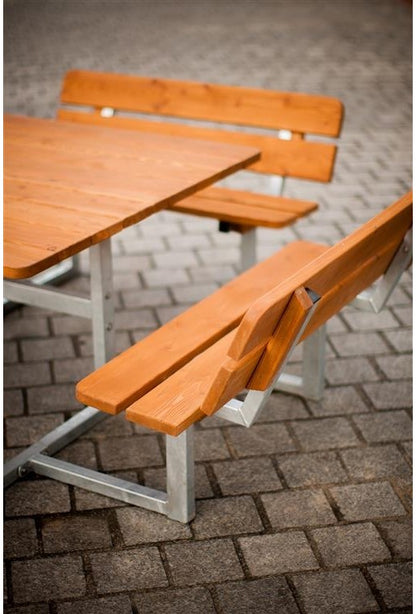 Bank & Tischkombination Quadrat