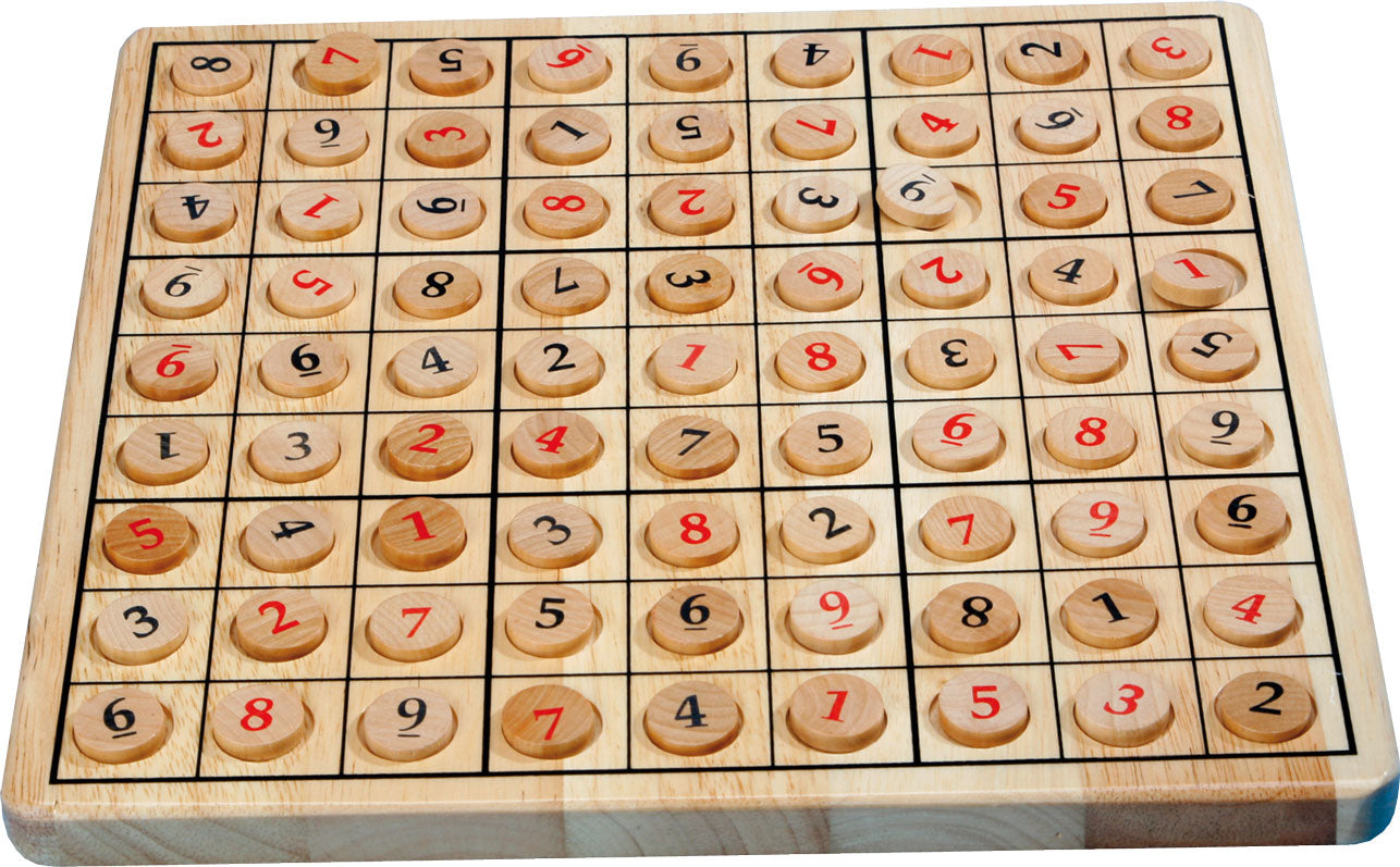 Sudoku aus Holz