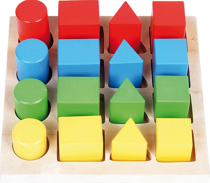 Tableau de formes - formes et couleurs