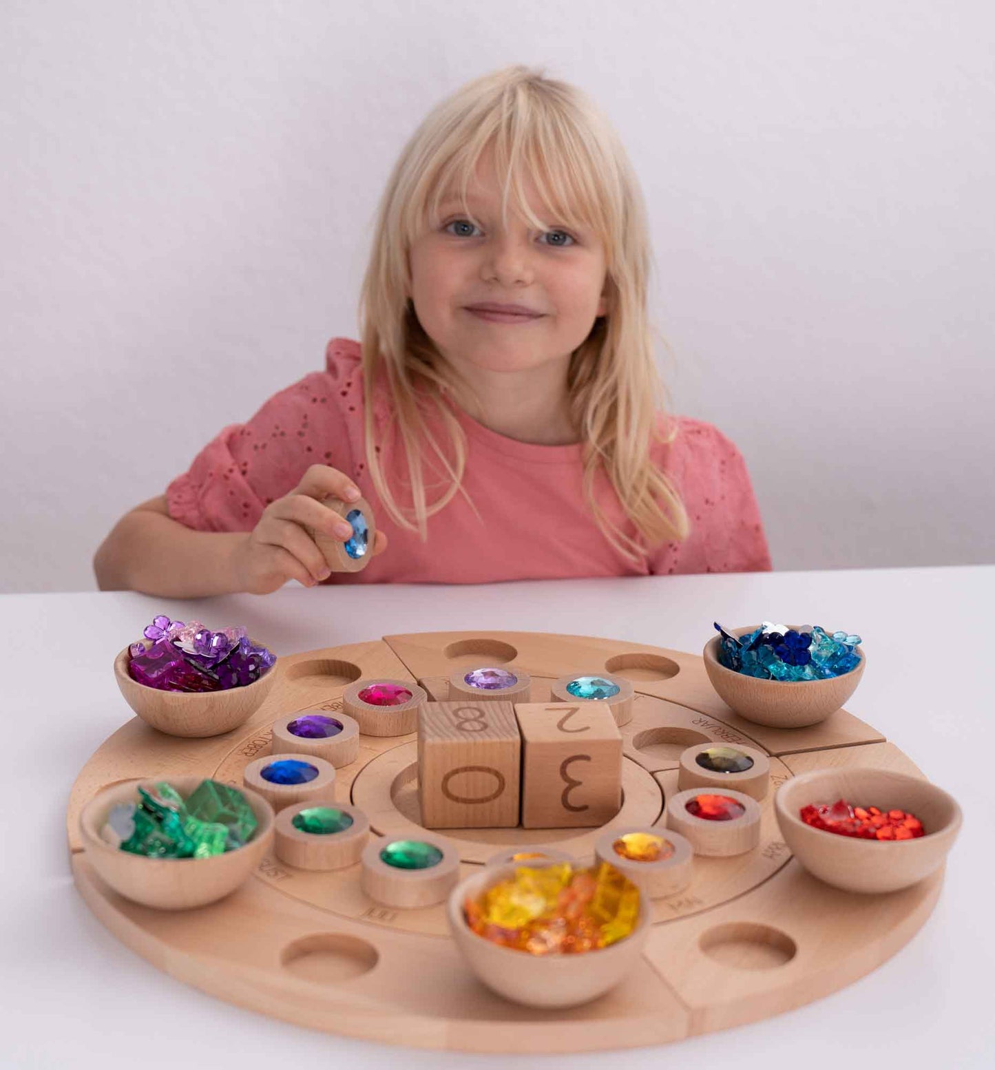 Jahreszeitenkreis 11tlg. Ø 44,5 cm - Holz