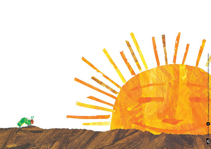 Kamishibai Bildfolge Die kleine Raupe Nimmersatt