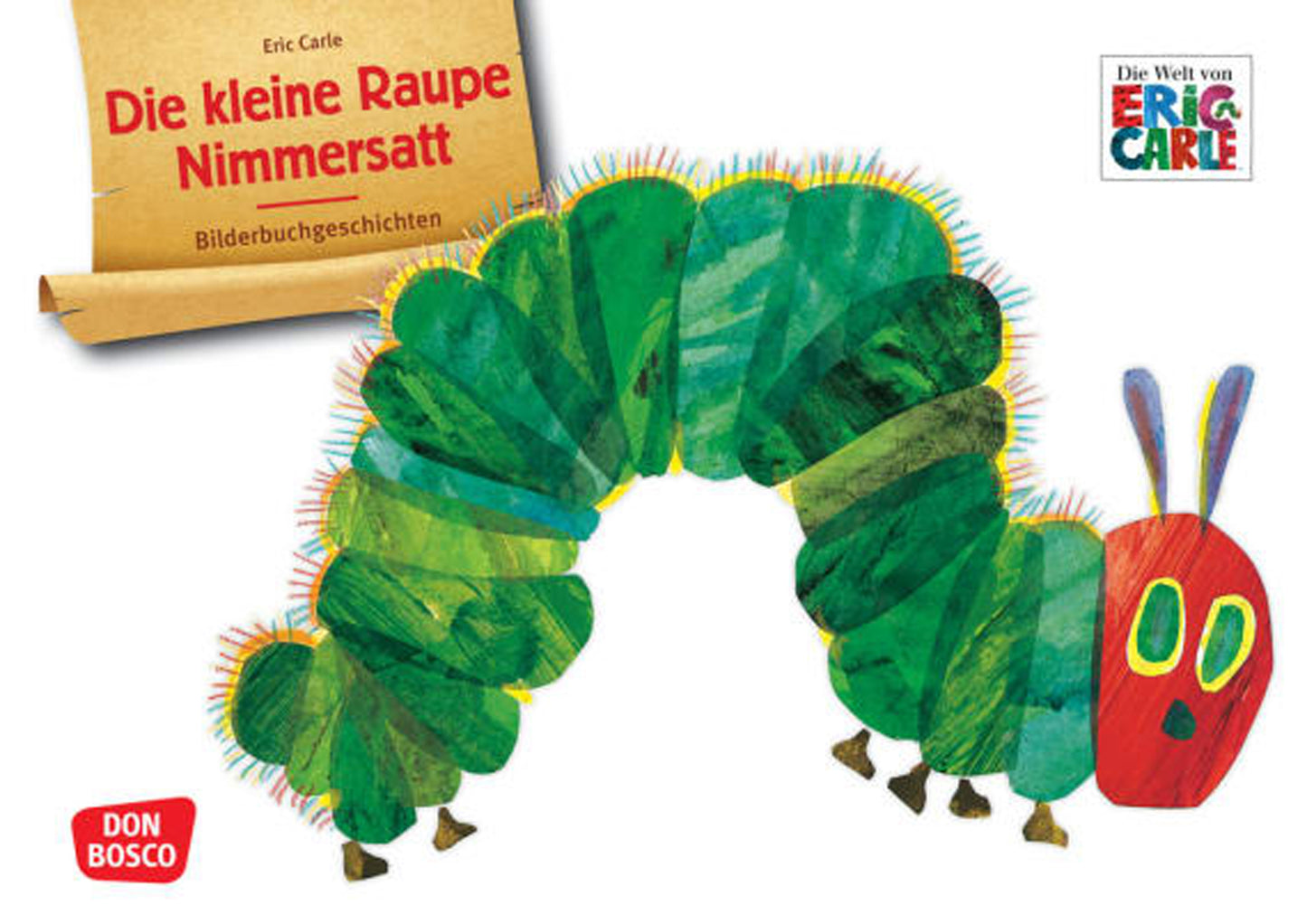 Kamishibai Bildfolge Die kleine Raupe Nimmersatt