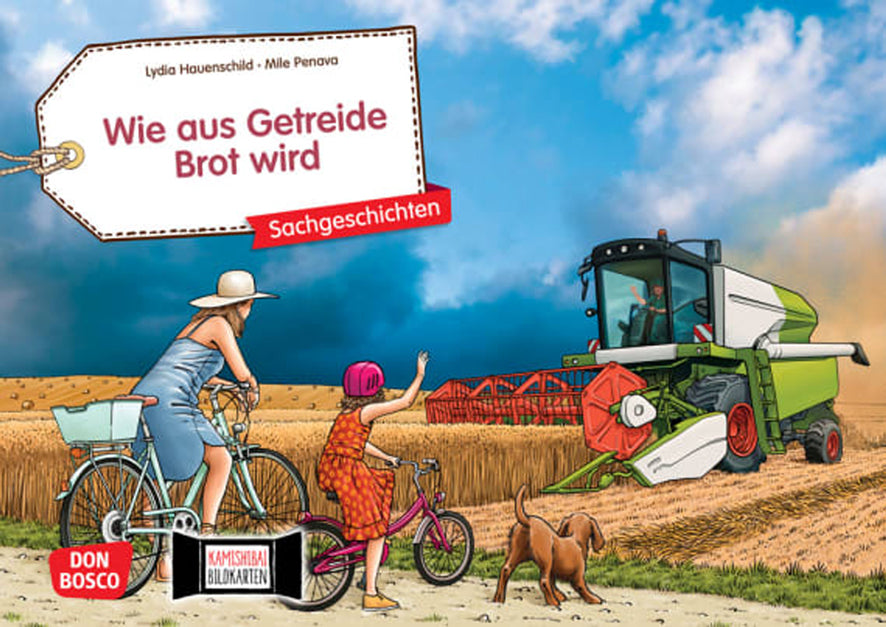 Kamishibai Bildfolge Wie aus Getreide Brot wird