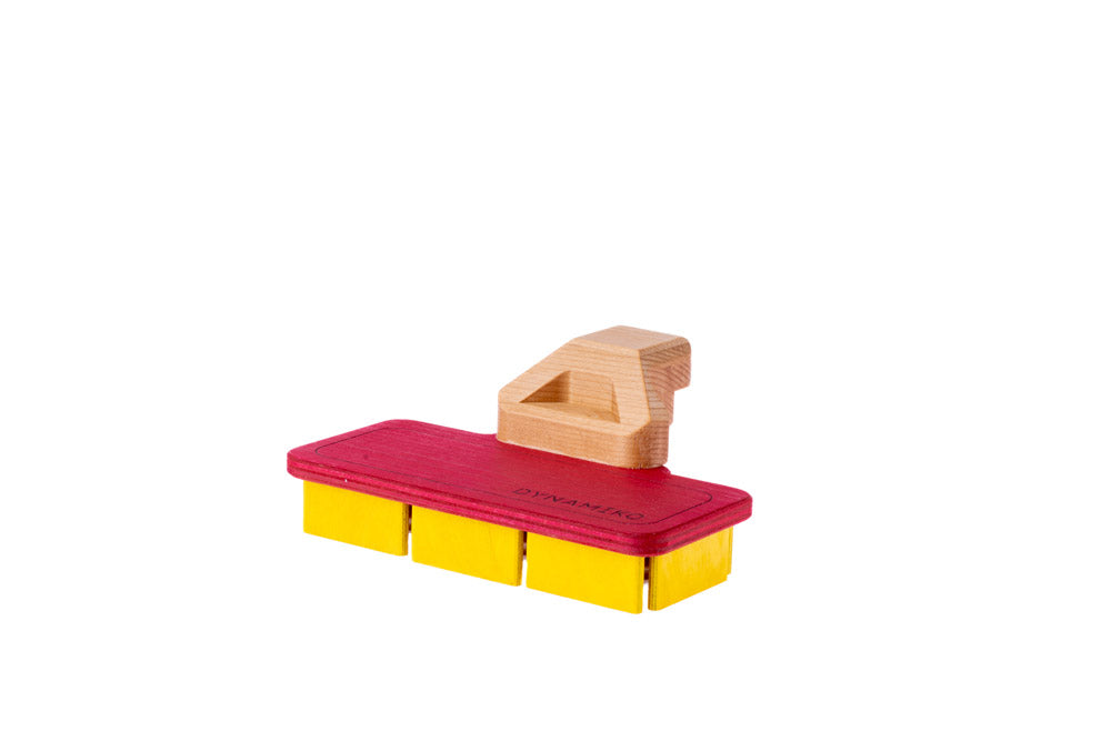 Front mower attachment for wooden tractors