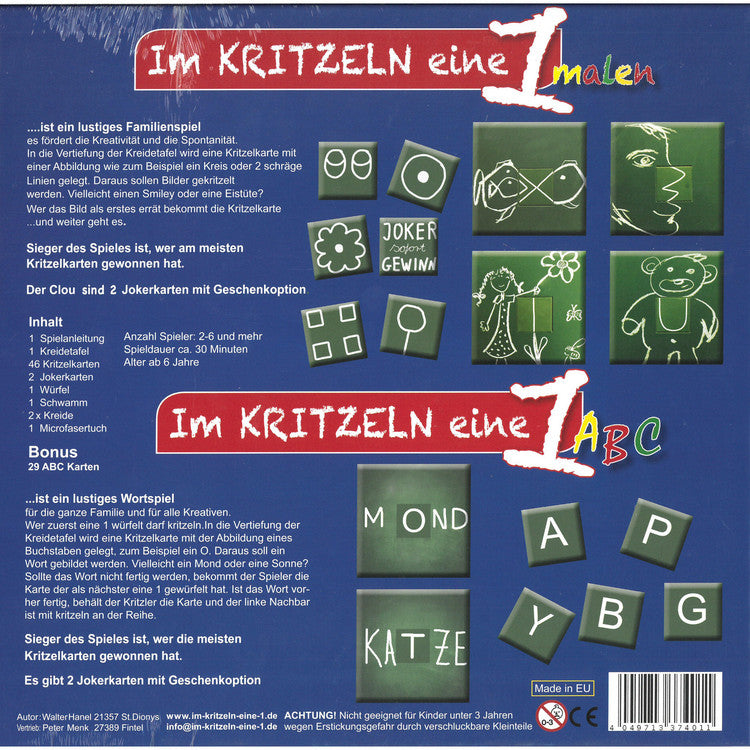 Im Kritzel eine 1 XXL