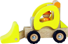 Mini-voiture en bois pour excavatrice/chargeuse sur pneus, véhicule U3