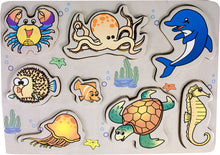 Stempel- / Formenpuzzle - Meerestiere 8 Puzzle