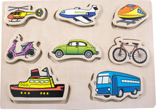 Stempel- / Formenpuzzle - Fahrzeuge 8 Gummistempel