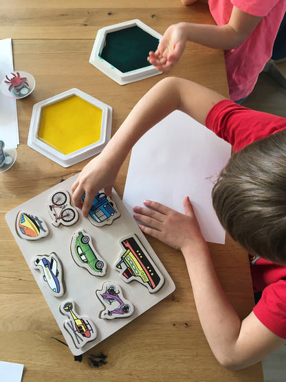 Stempel- / Formenpuzzle - Meerestiere 8 Puzzle