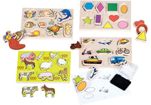 Stempel-Formenpuzzle 5tlg.