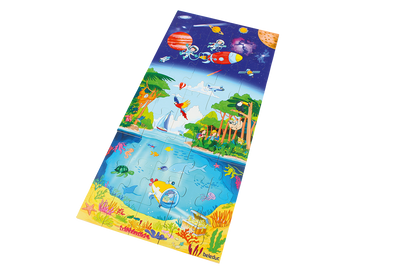Bodenpuzzle Weltall Holz 45 Teile