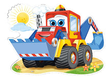 Castorland Puzzle Bagger Karton 12 Teile Größe 47 x 31 cm