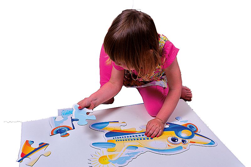 Castorland Puzzle Flugzeug Karton 12 Teile Größe 47 x 31 cm