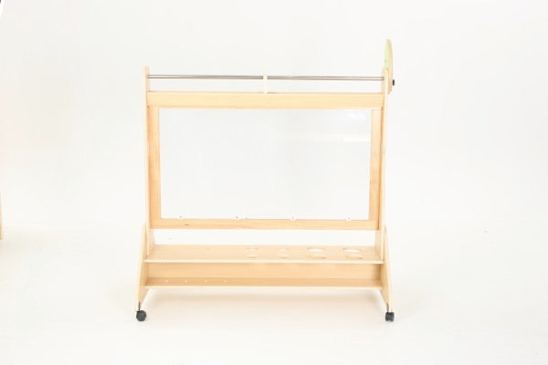 Mobile drawing board, wheeled