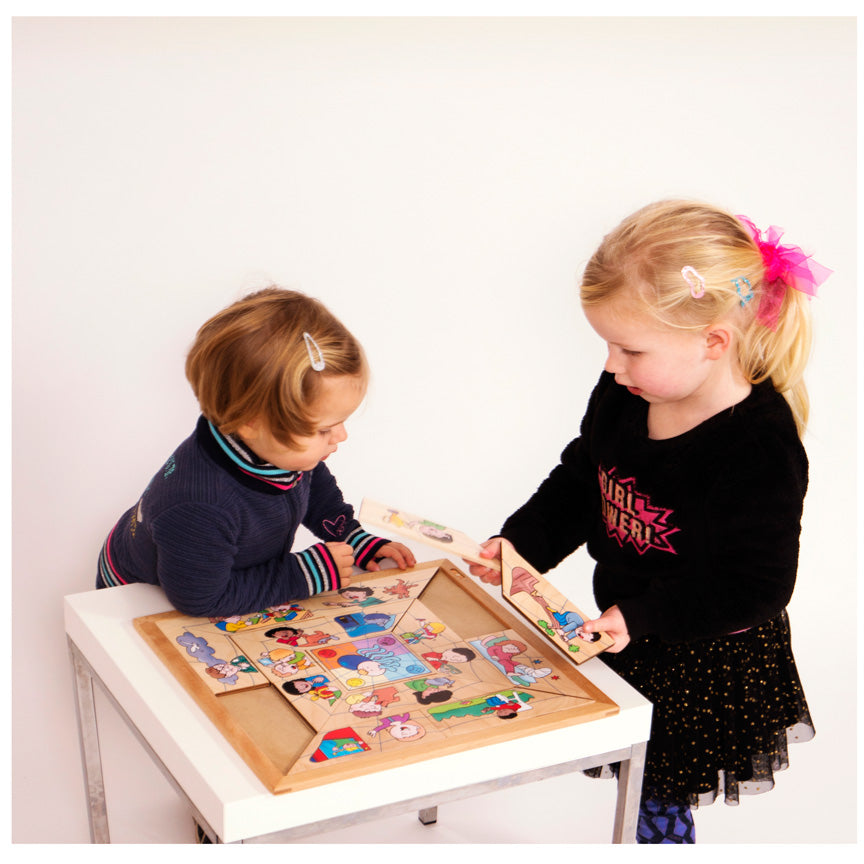 Educo Holzpuzzle Spinnen Emotionen, Puzzle