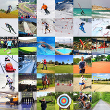 Holzmemo Sportarten im Holzkasten