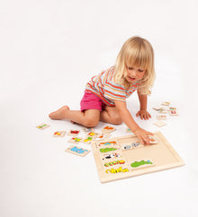 Kinder Puzzle Match and Mix Tiere 30tlg.