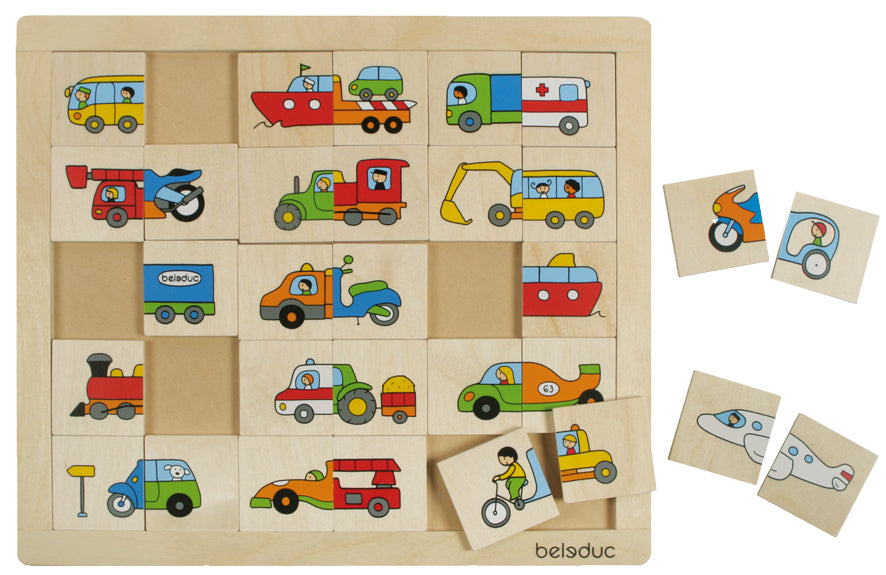Kinder Puzzle Match & Mix Transporter 30tlg.