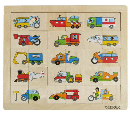 Kinder Puzzle Match & Mix Transporter 30tlg.