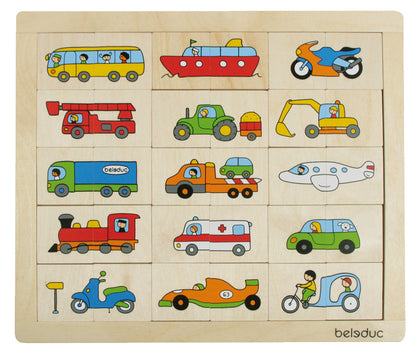 Kinder Puzzle Match & Mix Transporter 30tlg.