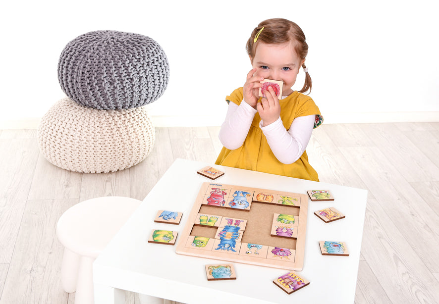 Kinder Puzzle Match & Mix Monster 24tlg.