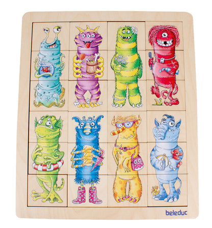 Kinder Puzzle Match & Mix Monster 24tlg.