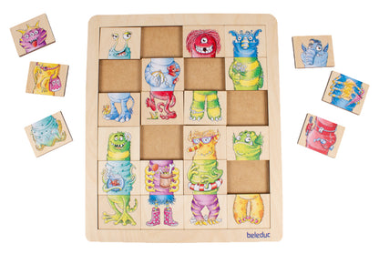 Kinder Puzzle Match & Mix Monster 24tlg.