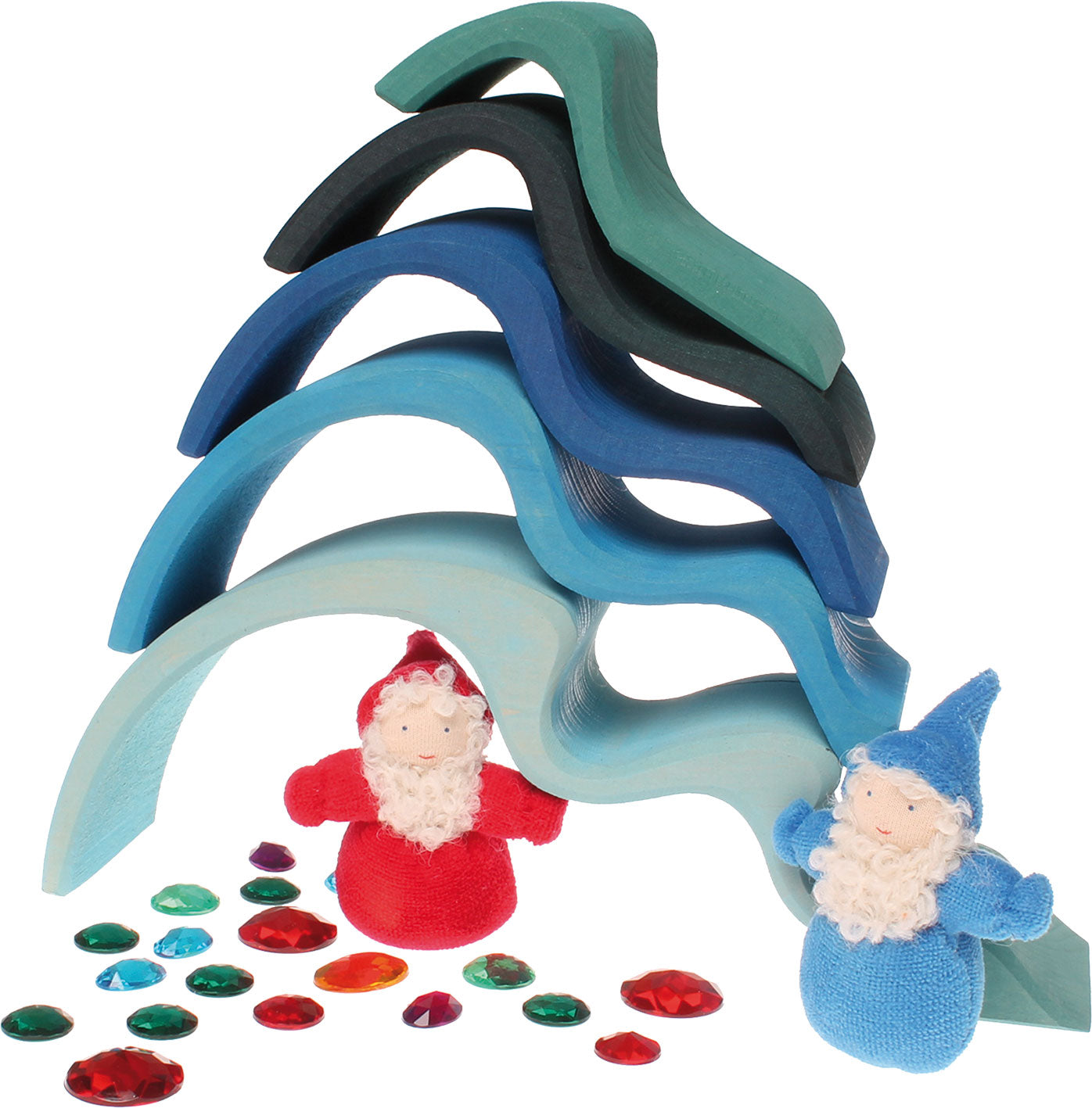 Blocs de construction et blocs de jeu, grandes vagues d'eau, Grimm's