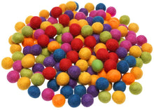 Filzkugeln 140tlg. Naturbunt