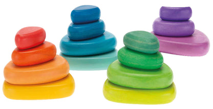 Regenbogen Flußsteine 16tlg.