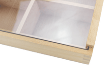 Sortierbox mit durchsichtigem Schiebedeckel groß mit 12 Fächer  29x28x5