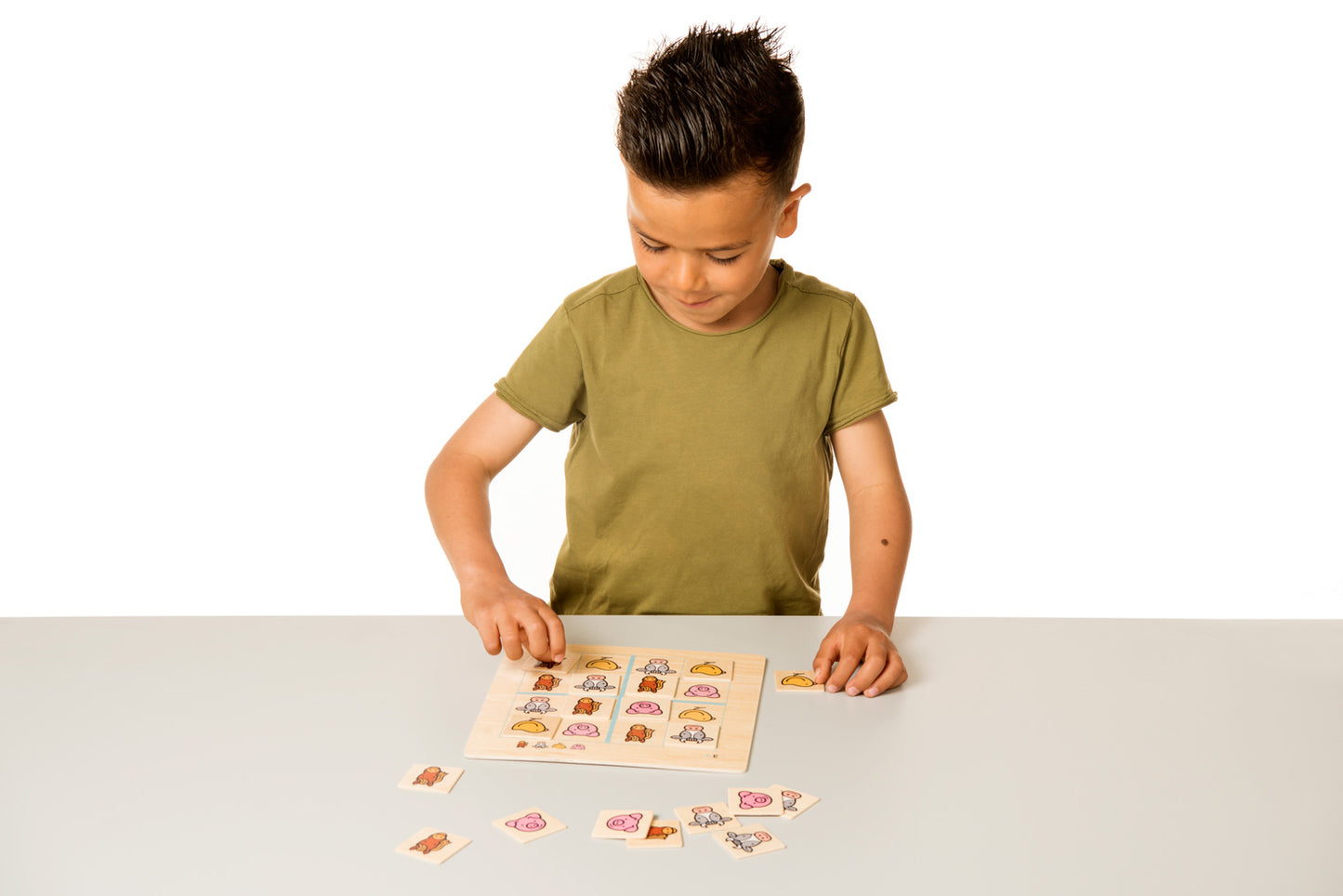 Jeu de Sudoku en bois Toys for Life sur les animaux