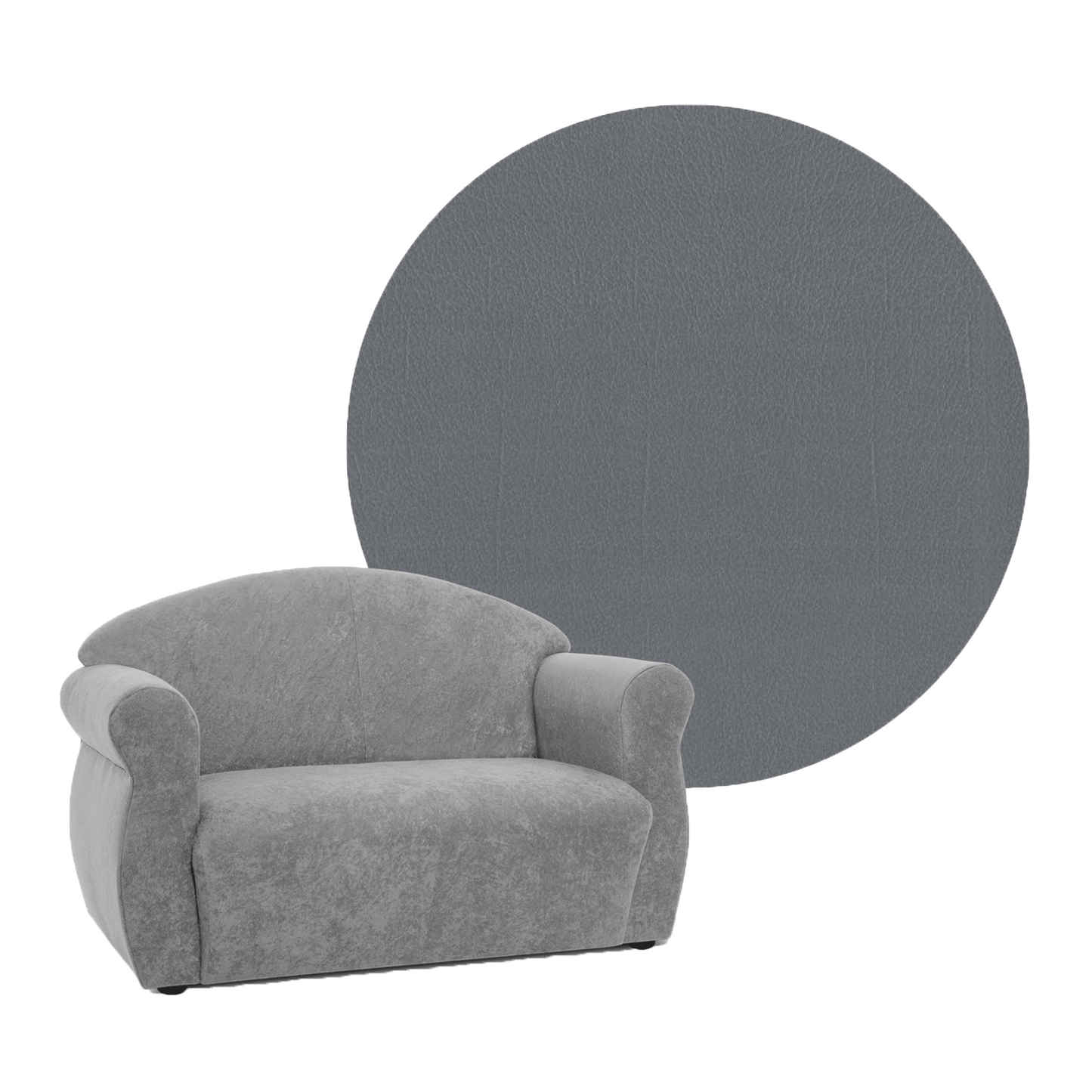 OLDSTYLE Sofa 2 Sitzer Kunstleder SH 42 cm