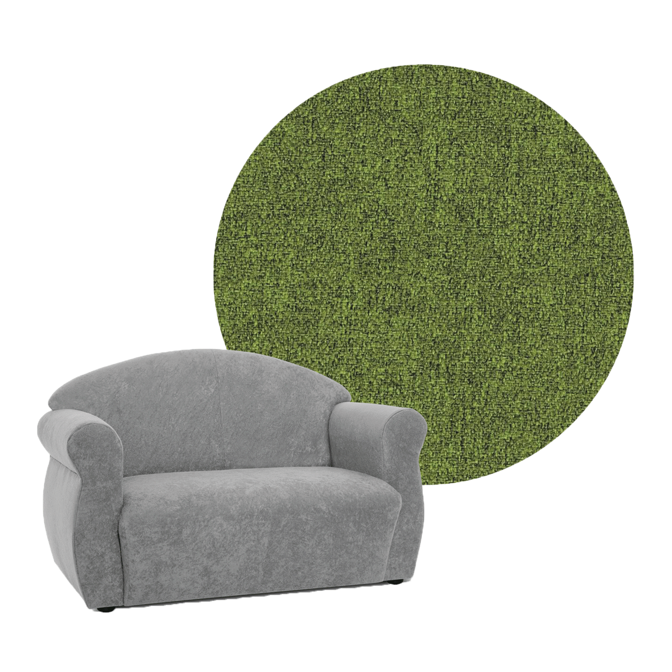 OLDSTYLE Sofa 2 Sitzer Webstoff B1 SH 42 cm