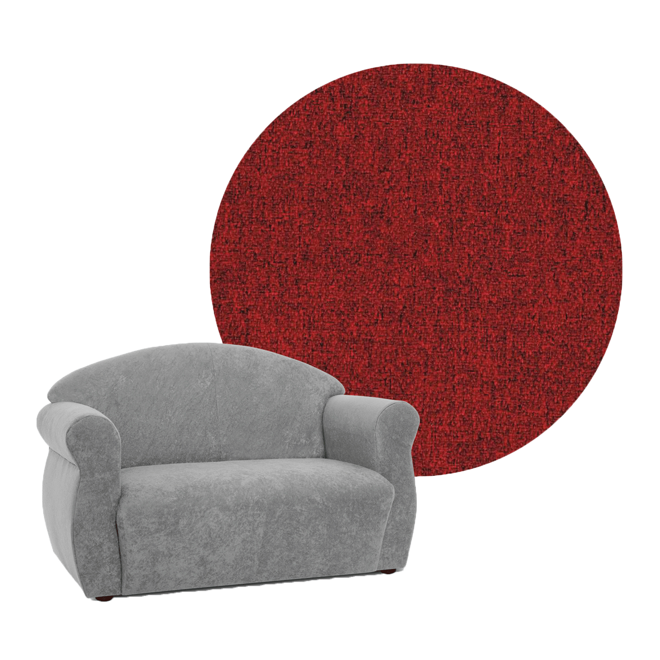 OLDSTYLE Sofa 2 Sitzer Webstoff B1 SH 42 cm