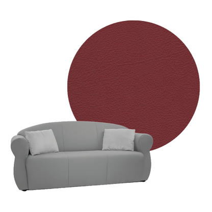 OLDSTYLE Sofa 3 Sitzer Kunstleder SH 42 cm