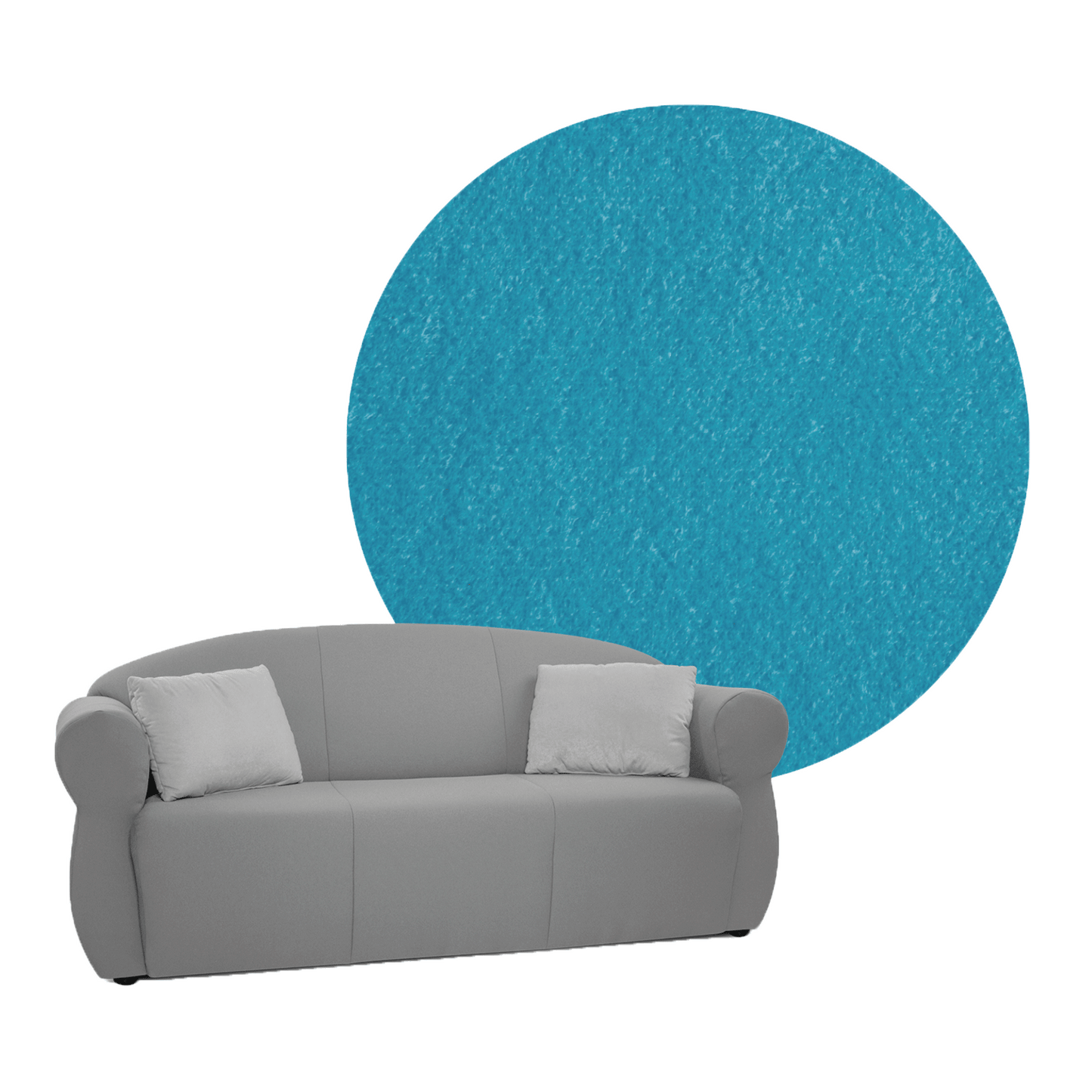 OLDSTYLE Sofa 3 Sitzer Microfaser SH 42 cm