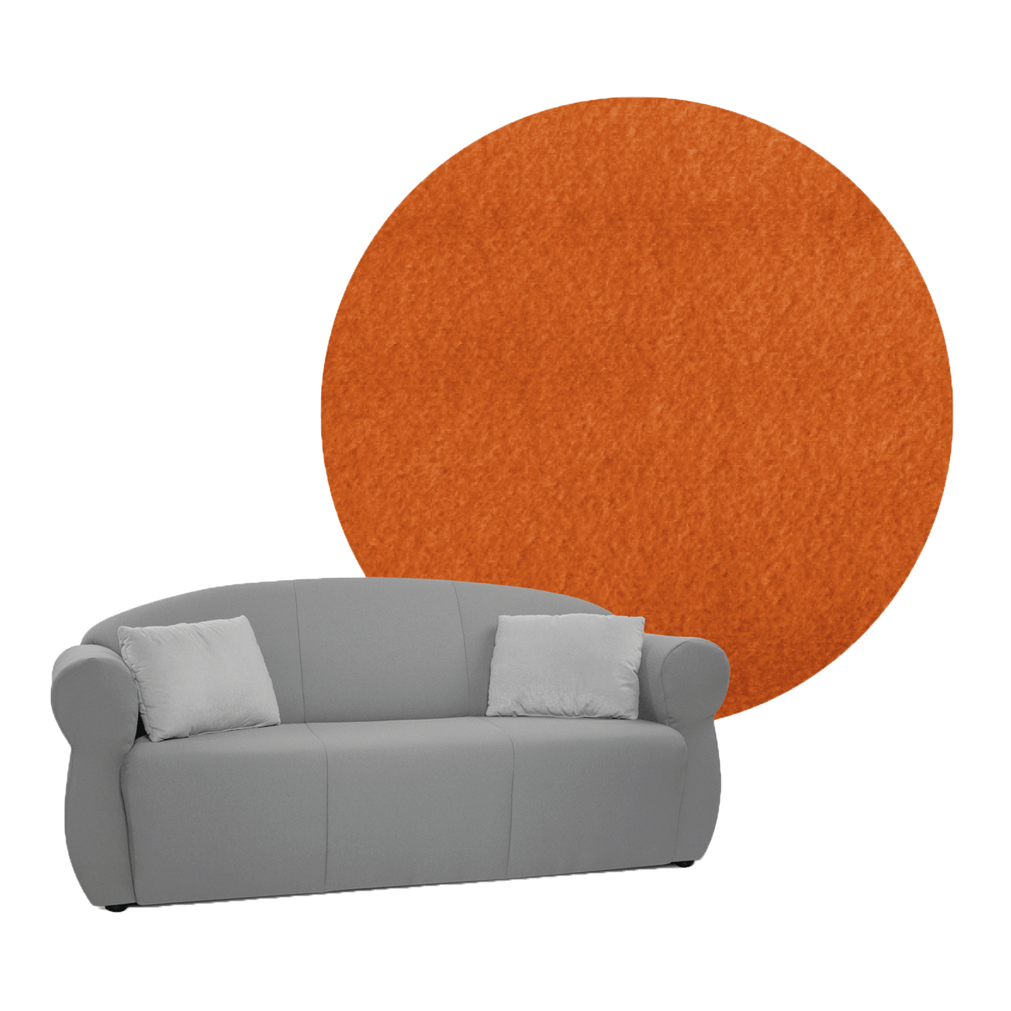 OLDSTYLE Sofa 3 Sitzer Microfaser SH 42 cm