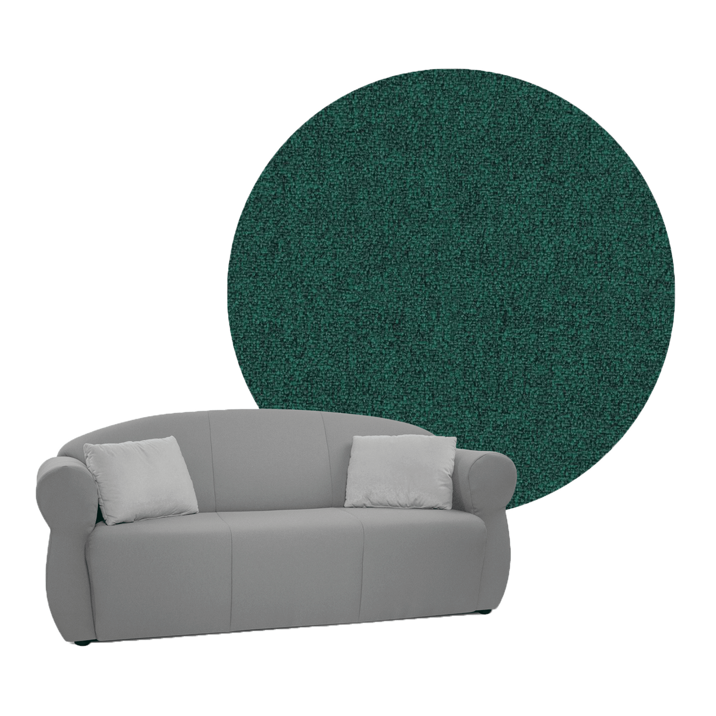 OLDSTYLE Sofa 3 Sitzer Webstoff B1 SH 32 cm