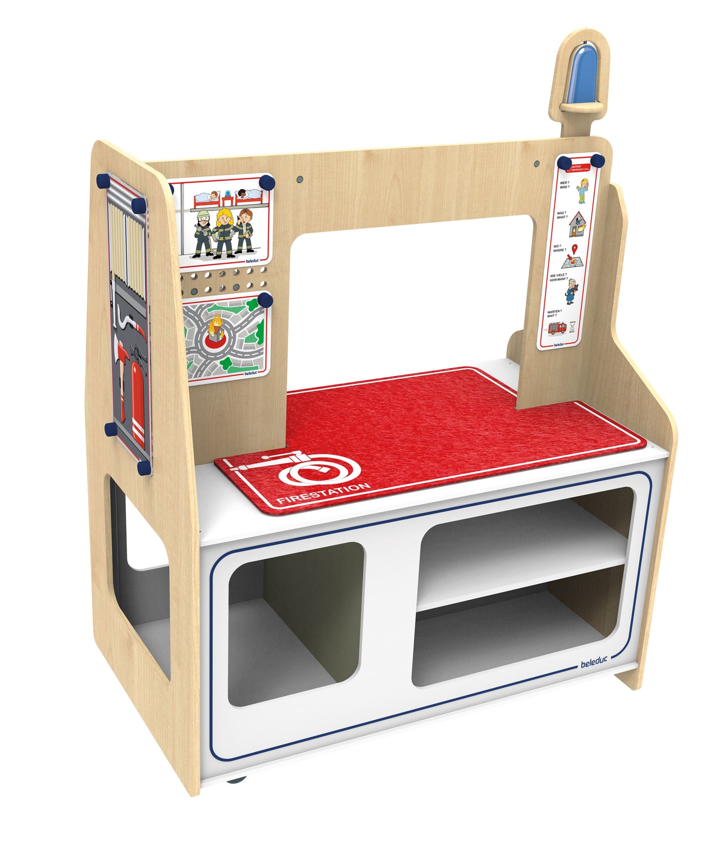 Fire department, police station 2 in 1