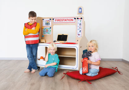 Fire department, police station 2 in 1