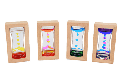 Premium Aqua Sanduhr schwebende Tropfen bunt gemischt (Farbe nicht wählbar)