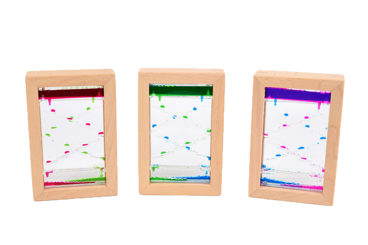 Premium Aqua Sanduhr große Treppe bunt gemischt (Farbe nicht wählbar)