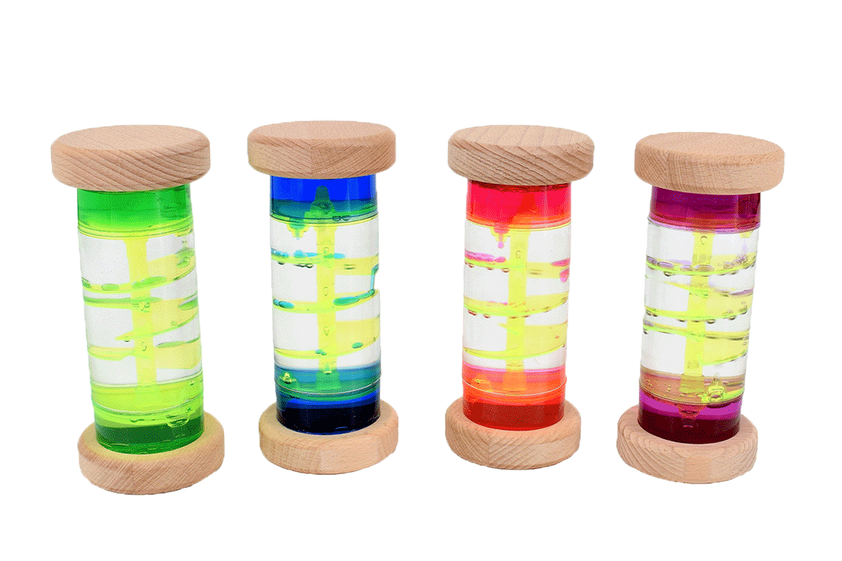 Premium Aqua Sanduhr runder Turm bunt gemischt (Farbe nicht wählbar)